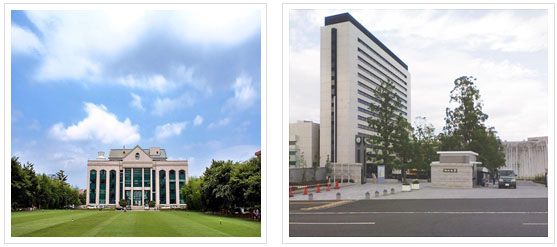 좌:울산대학교, 우:후쿠오카 대학교 이미지