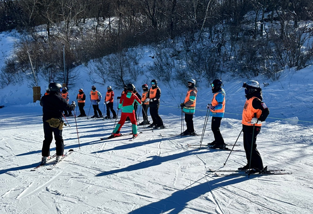 울산대학교 스포츠과학부 스키 수업 하이원리조트