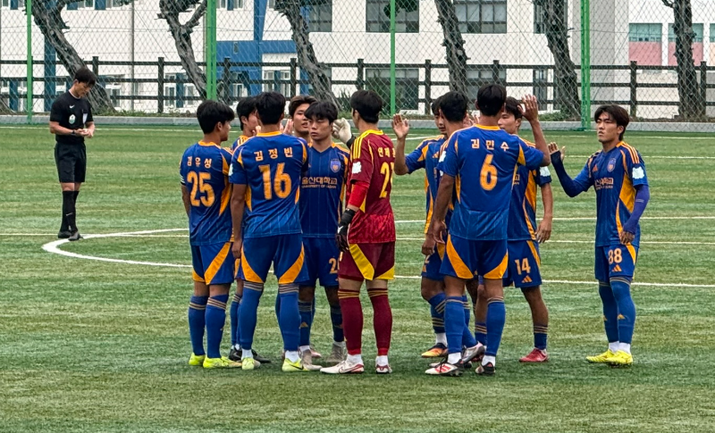 울산대학교 축구부 전국체전 경기 (전주대)