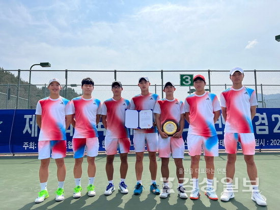울산대 테니스부, 전국대회 3년 연속 우승
