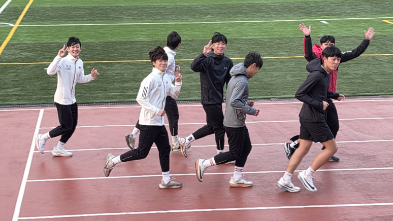 스포츠과학부 육상부 동아리 운동 시작