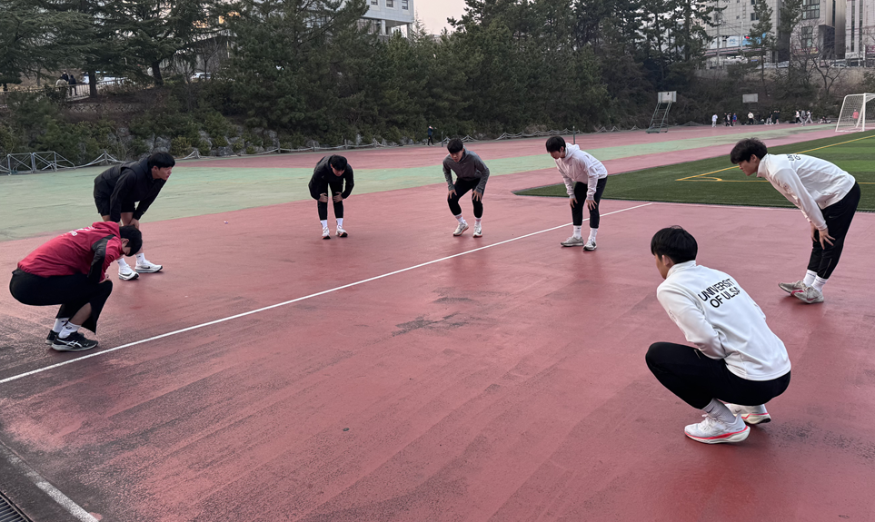 육상 동아리 준비운동